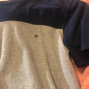 Grey and Blue Tommy Shirt